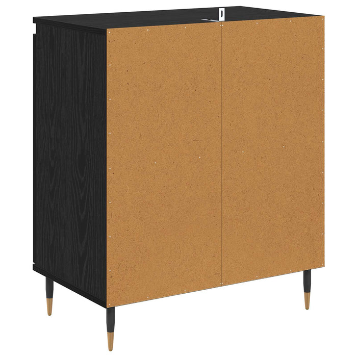 Bufet Stejar Negru 60 x 35 x 70 cm Lemn compozit - WALTI WALTI