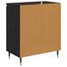 Bufet Stejar Negru 60 x 35 x 70 cm Lemn compozit - WALTI WALTI