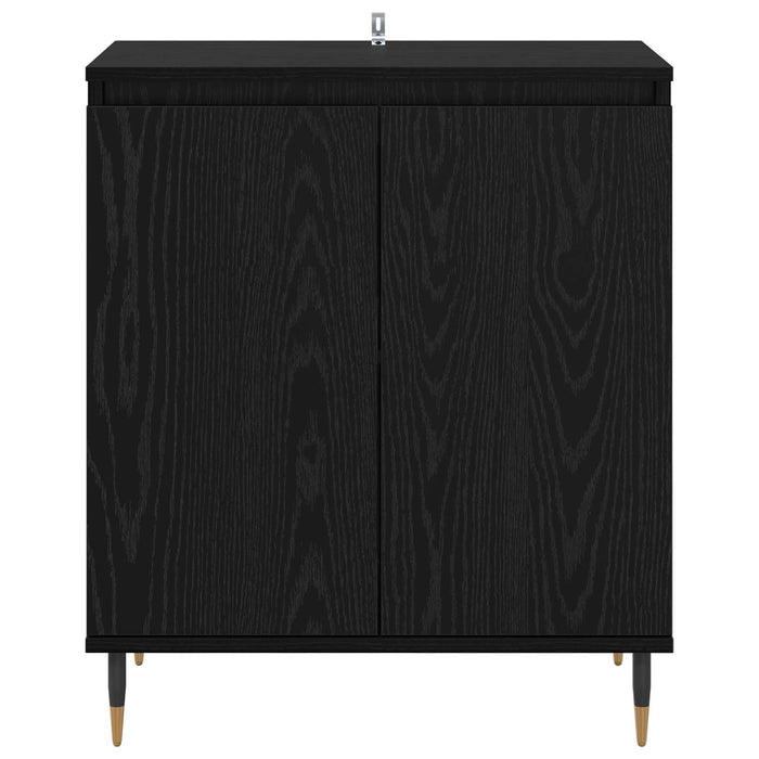 Bufet Stejar Negru 60 x 35 x 70 cm Lemn compozit - WALTI WALTI