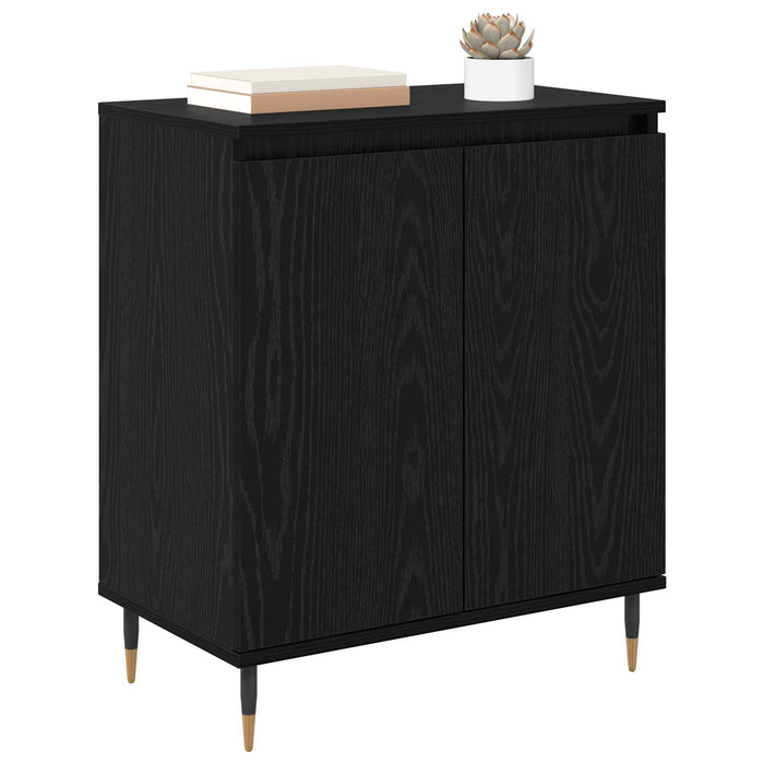 Bufet Stejar Negru 60 x 35 x 70 cm Lemn compozit - WALTI WALTI
