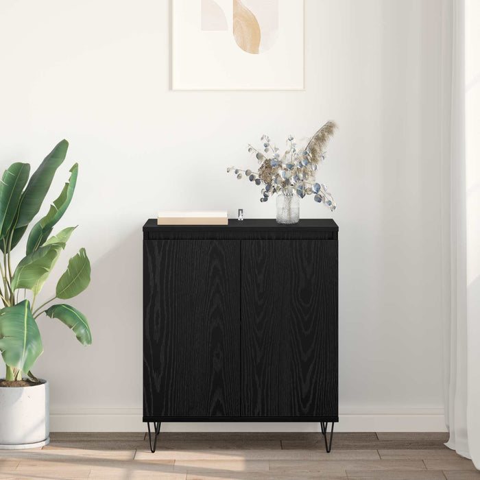 Bufet Stejar Negru 60 x 35 x 70 cm Lemn compozit - WALTI WALTI