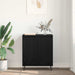 Bufet Stejar Negru 60 x 35 x 70 cm Lemn compozit - WALTI WALTI