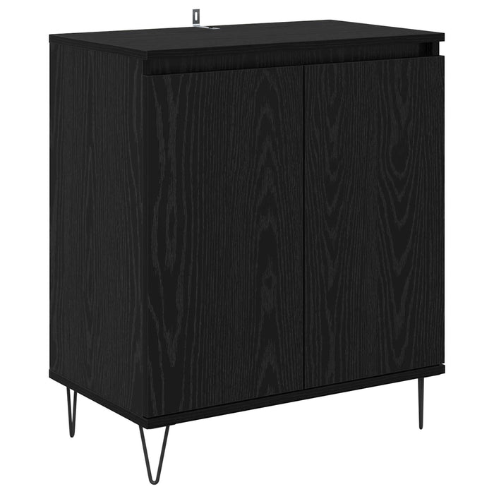 Bufet Stejar Negru 60 x 35 x 70 cm Lemn compozit - WALTI WALTI