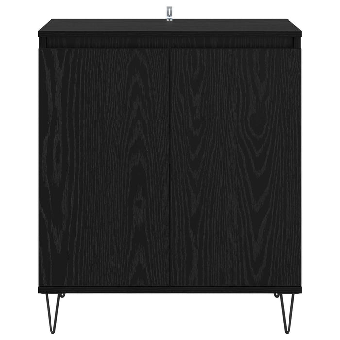 Bufet Stejar Negru 60 x 35 x 70 cm Lemn compozit - WALTI WALTI