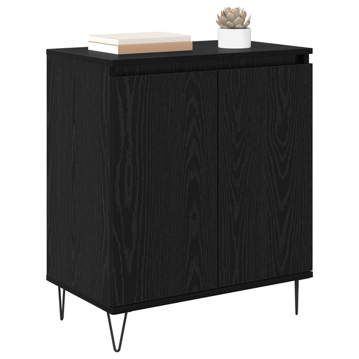Bufet Stejar Negru 60 x 35 x 70 cm Lemn compozit - WALTI WALTI