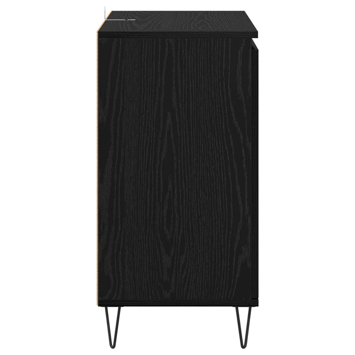 Bufet Stejar Negru 60 x 35 x 70 cm Lemn compozit - WALTI WALTI