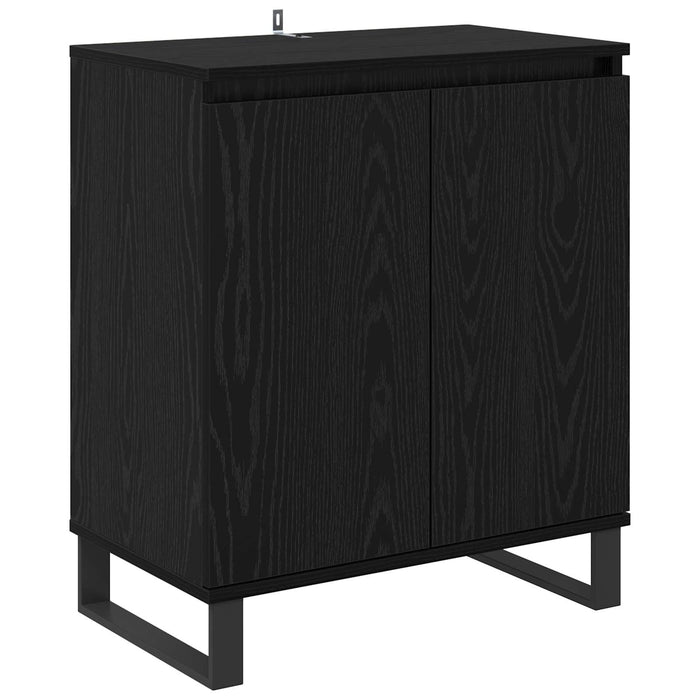 Bufet Stejar Negru 60 x 35 x 70 cm Lemn compozit - WALTI WALTI