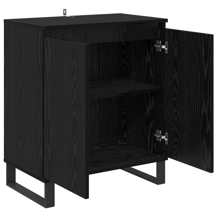 Bufet Stejar Negru 60 x 35 x 70 cm Lemn compozit - WALTI WALTI