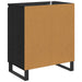 Bufet Stejar Negru 60 x 35 x 70 cm Lemn compozit - WALTI WALTI