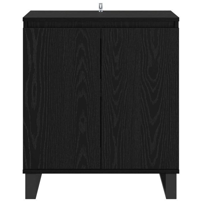 Bufet Stejar Negru 60 x 35 x 70 cm Lemn compozit - WALTI WALTI