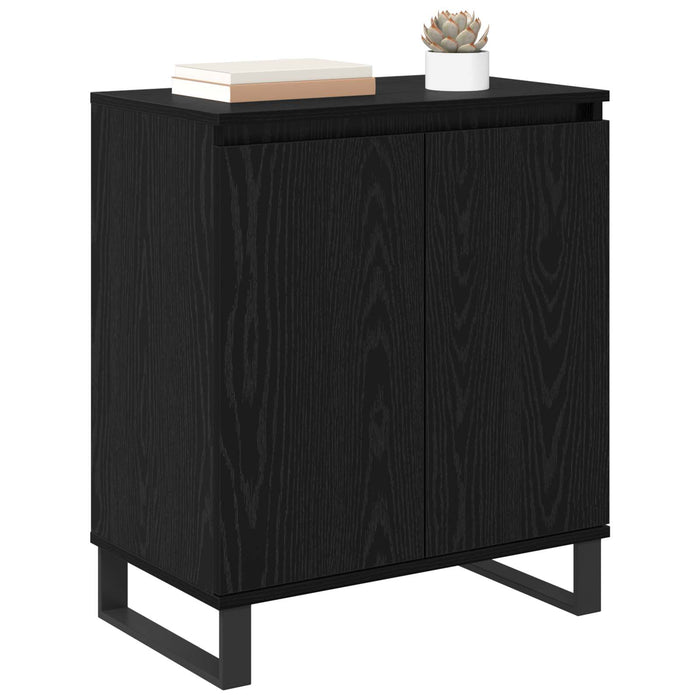Bufet Stejar Negru 60 x 35 x 70 cm Lemn compozit - WALTI WALTI