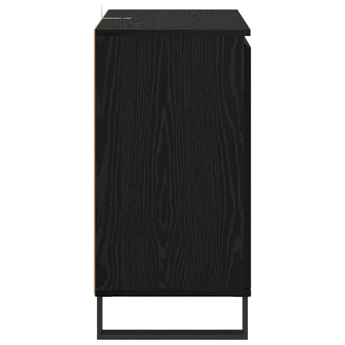 Bufet Stejar Negru 60 x 35 x 70 cm Lemn compozit - WALTI WALTI