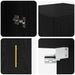 Dulap montat pe perete Stejar Negru 34,5 x 34 x 90 cm - WALTI WALTI