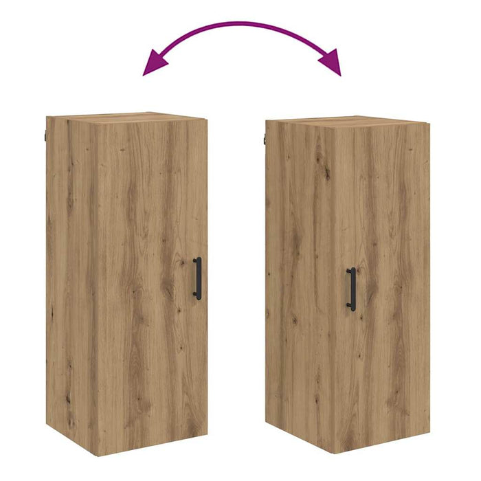 Dulap montat pe perete Stejar Artizanal 34,5 x 34 x 90 cm - WALTI WALTI