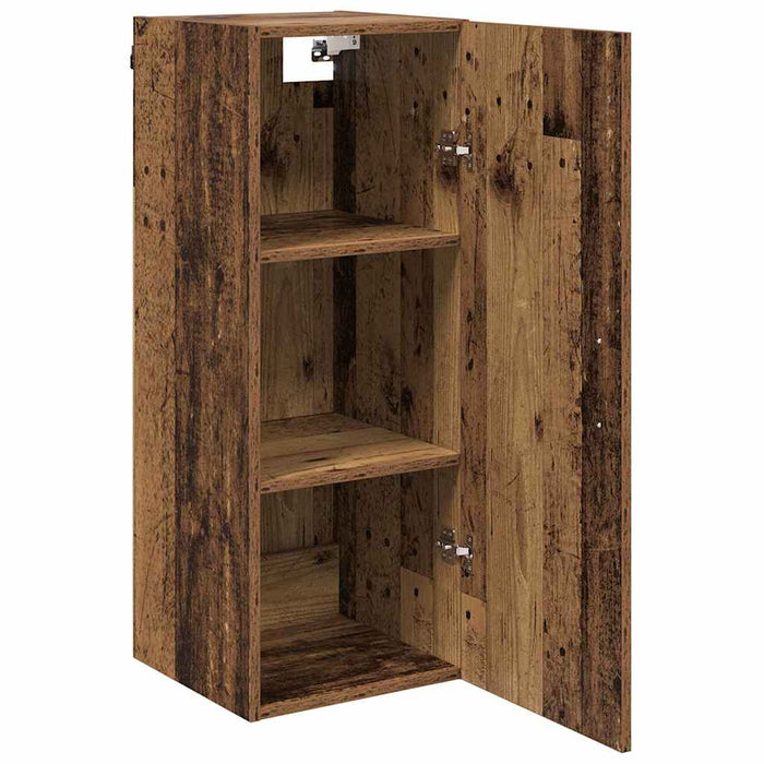 Dulap montat pe perete Lemn Vechi 34,5 x 34 x 90 cm - WALTI WALTI