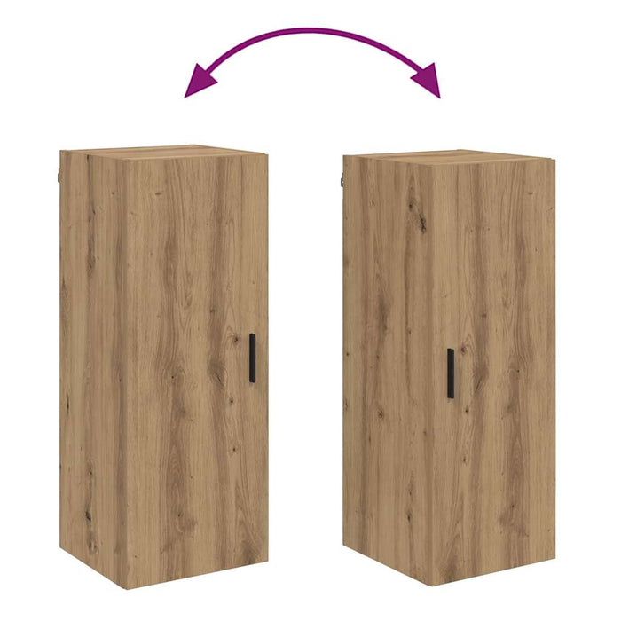 Dulap montat pe perete Stejar Artizanal 34,5 x 34 x 90 cm - WALTI WALTI