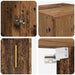 Dulap montat pe perete Lemn Vechi 34,5 x 34 x 90 cm - WALTI WALTI