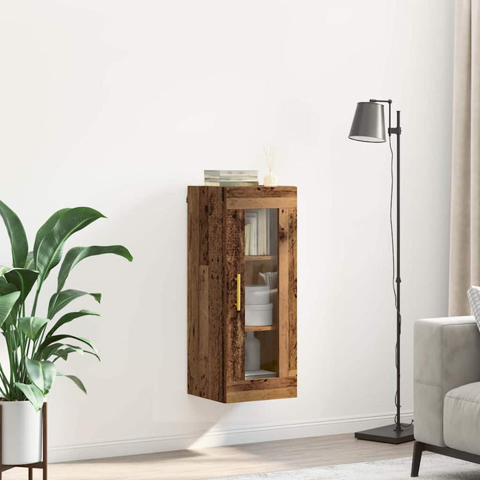 Dulap montat pe perete Lemn Vechi 34,5 x 34 x 90 cm - WALTI WALTI