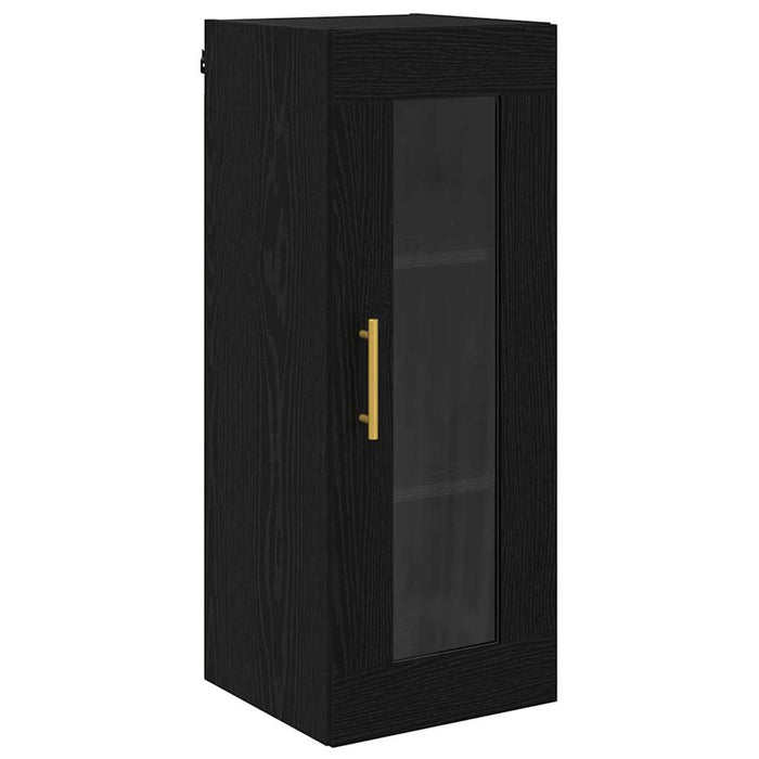 Dulap montat pe perete Stejar Negru 34,5 x 34 x 90 cm - WALTI WALTI