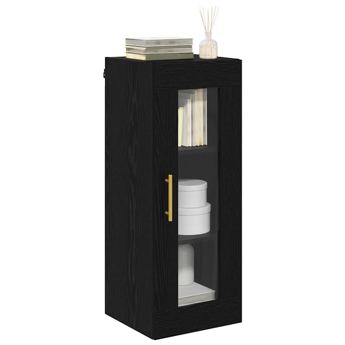 Dulap montat pe perete Stejar Negru 34,5 x 34 x 90 cm - WALTI WALTI