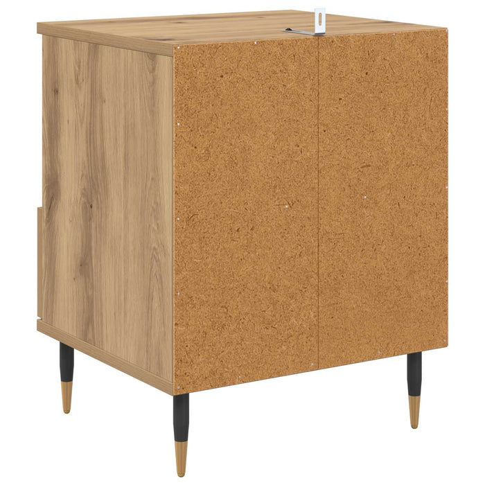 Dulap de noapte 2 buc. Stejar Artizanal 40 x 35 x 50 cm WALTI