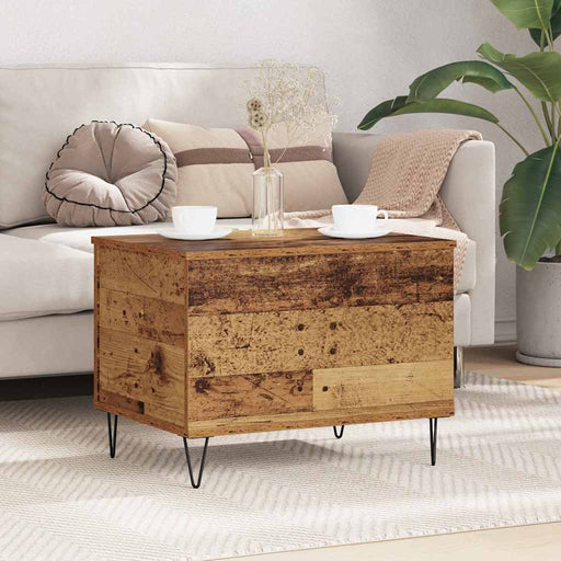 Masă de cafea Lemn Vechi 60 x 44,5 x 45 cm Lemn compozit - WALTI WALTI