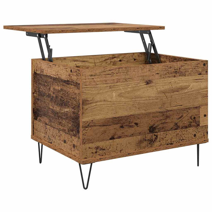 Masă de cafea Lemn Vechi 60 x 44,5 x 45 cm Lemn compozit - WALTI WALTI
