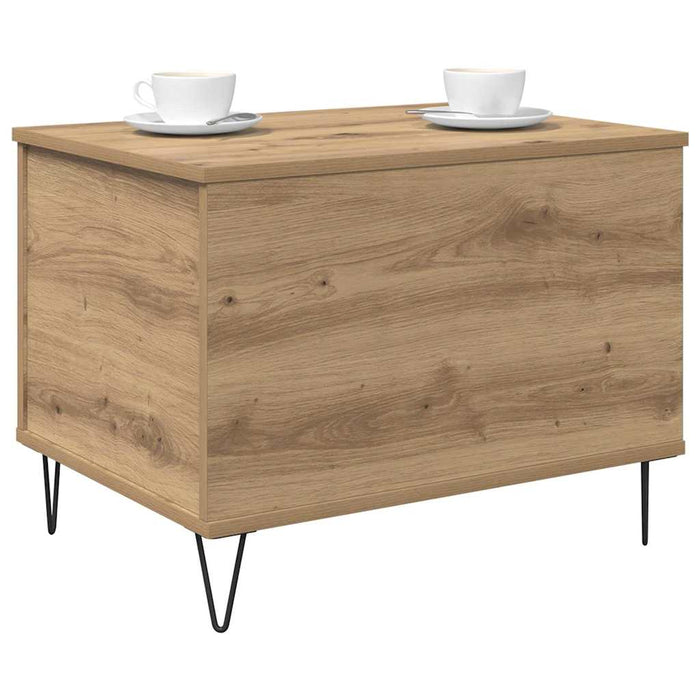Masă de cafea Stejar Artizanal 60 x 44,5 x 45 cm Lemn compozit - WALTI WALTI