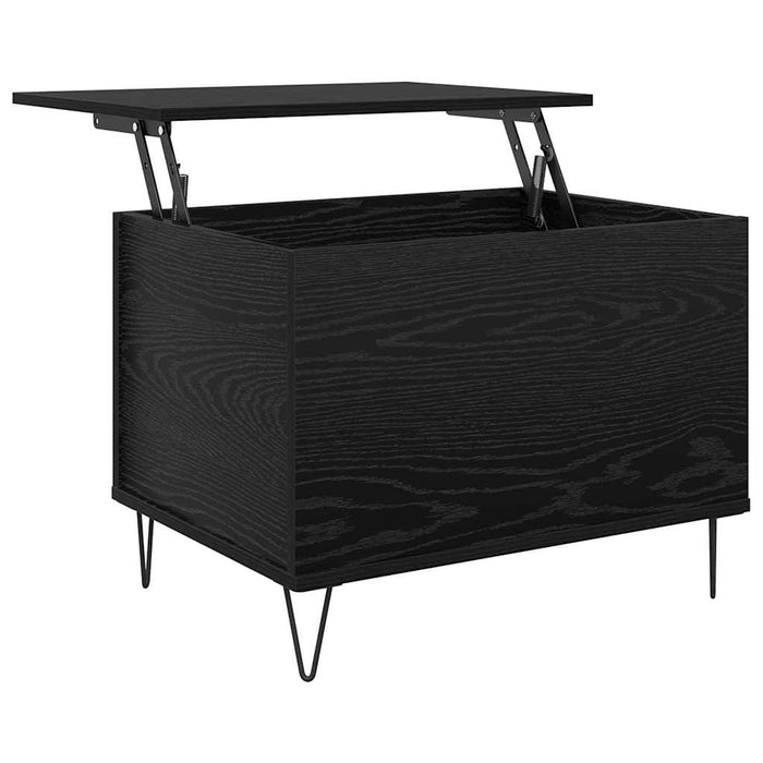 Masă de cafea Stejar Negru 60 x 44,5 x 45 cm Lemn compozit - WALTI WALTI