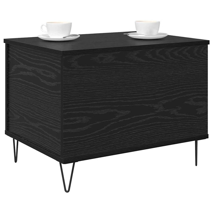 Masă de cafea Stejar Negru 60 x 44,5 x 45 cm Lemn compozit - WALTI WALTI
