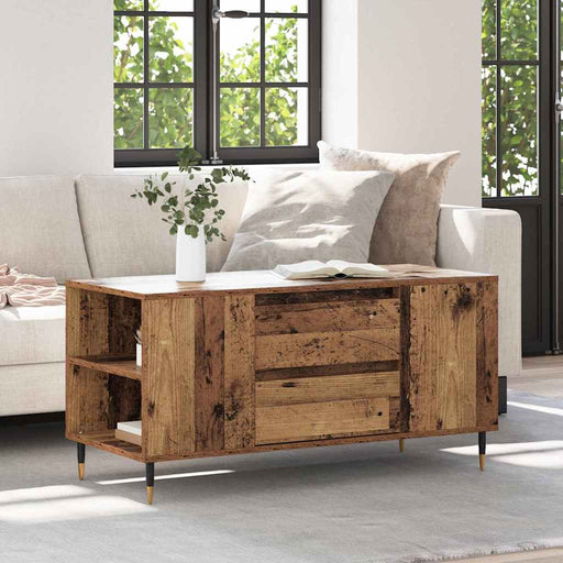 Masă de cafea Lemn Vechi 102 x 44,5 x 50 cm Lemn compozit - WALTI WALTI