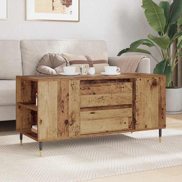 Masă de cafea Lemn Vechi 102 x 44,5 x 50 cm Lemn compozit - WALTI WALTI