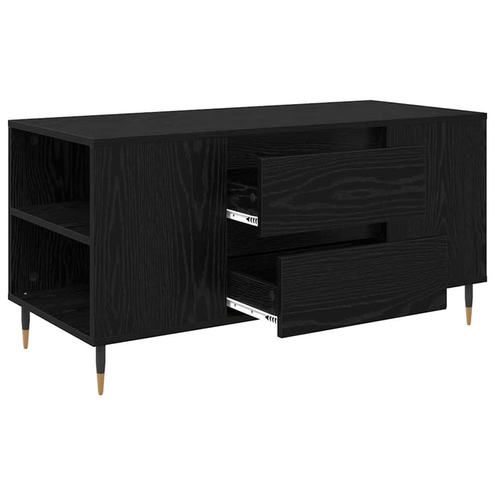 Masă de cafea Stejar Negru 102 x 44,5 x 50 cm Lemn compozit - WALTI WALTI