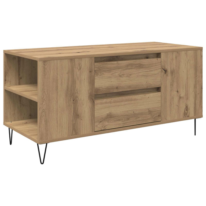 Masă de cafea Stejar Artizanal 102 x 44,5 x 50 cm Lemn compozit - WALTI WALTI