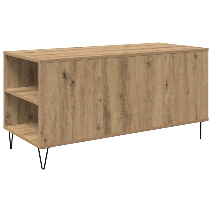 Masă de cafea Stejar Artizanal 102 x 44,5 x 50 cm Lemn compozit - WALTI WALTI