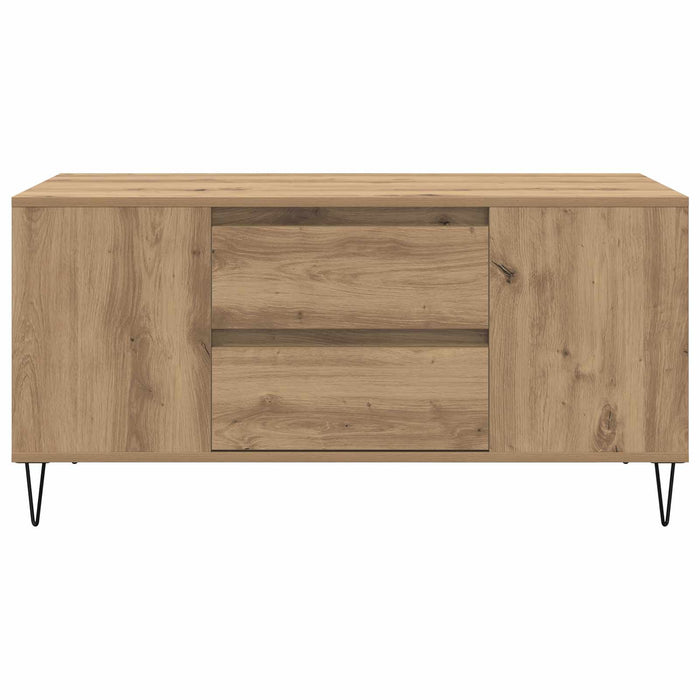 Masă de cafea Stejar Artizanal 102 x 44,5 x 50 cm Lemn compozit - WALTI WALTI