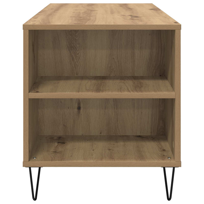 Masă de cafea Stejar Artizanal 102 x 44,5 x 50 cm Lemn compozit - WALTI WALTI