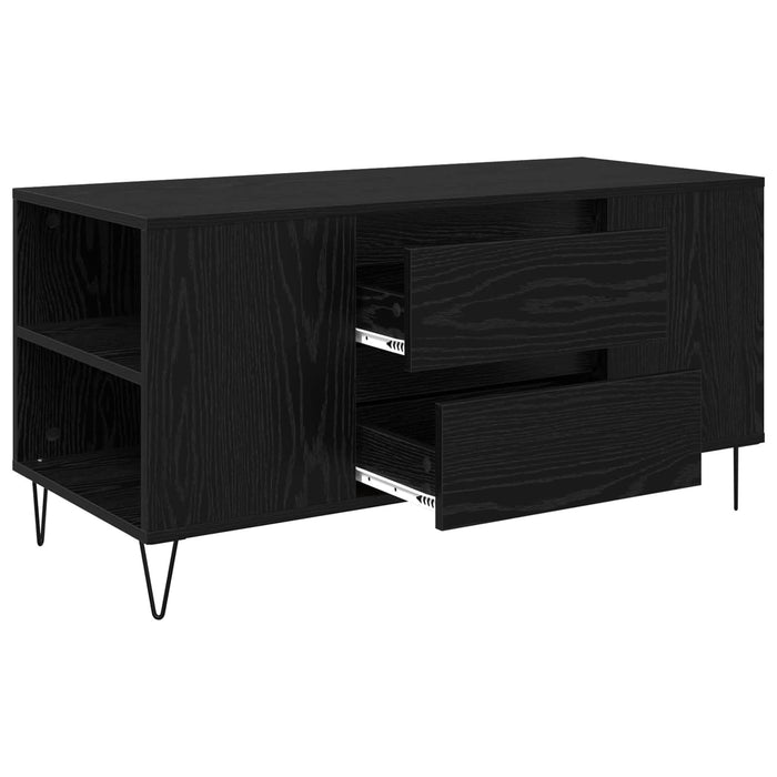 Masă de cafea Stejar Negru 102 x 44,5 x 50 cm Lemn compozit - WALTI WALTI