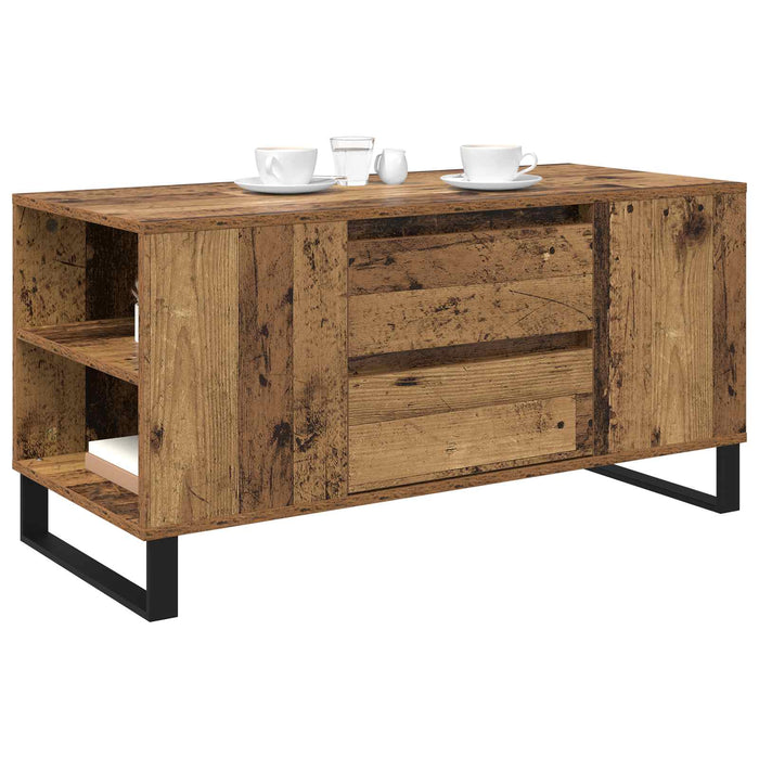 Masă de cafea Lemn Vechi 102 x 44,5 x 50 cm Lemn compozit - WALTI WALTI
