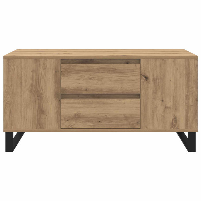 Masă de cafea Stejar Artizanal 102 x 44,5 x 50 cm Lemn compozit - WALTI WALTI