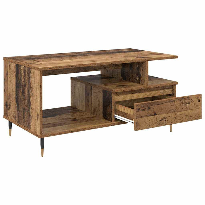 Masă de cafea Lemn vechi 90 x 49 x 45 cm Lemn compozit - WALTI WALTI