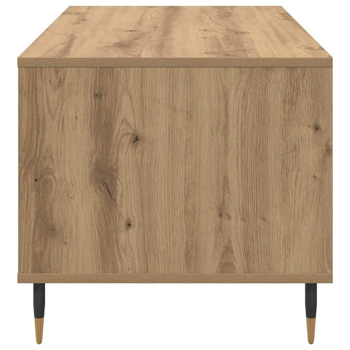 Masă de cafea Stejar Artizanal 90 x 49 x 45 cm Lemn compozit - WALTI WALTI