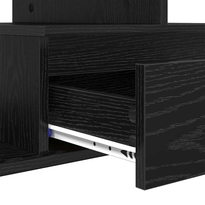 Masă de cafea Stejar Negru 90 x 49 x 45 cm Lemn compozit - WALTI WALTI