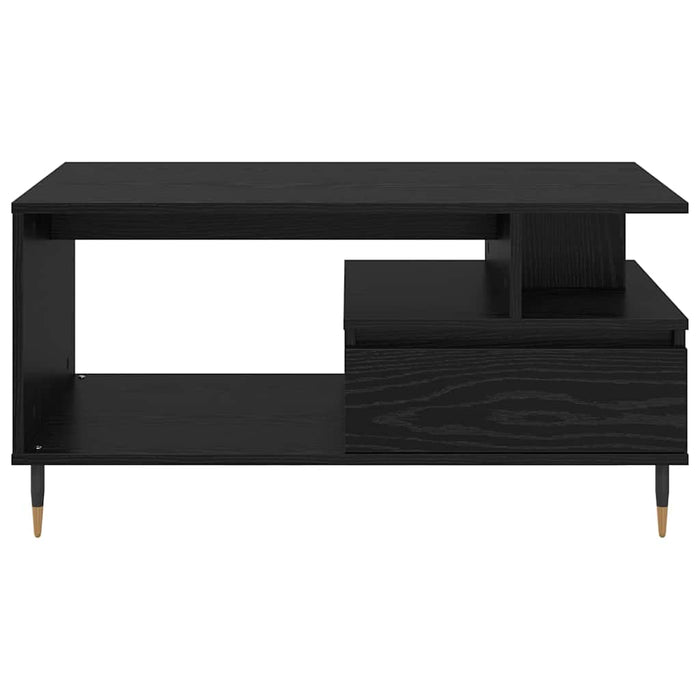 Masă de cafea Stejar Negru 90 x 49 x 45 cm Lemn compozit - WALTI WALTI