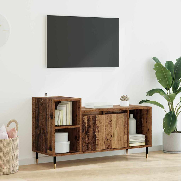 Cabinet TV Lemn Vechi 100 x 35 x 55 cm Lemn compozit - WALTI WALTI