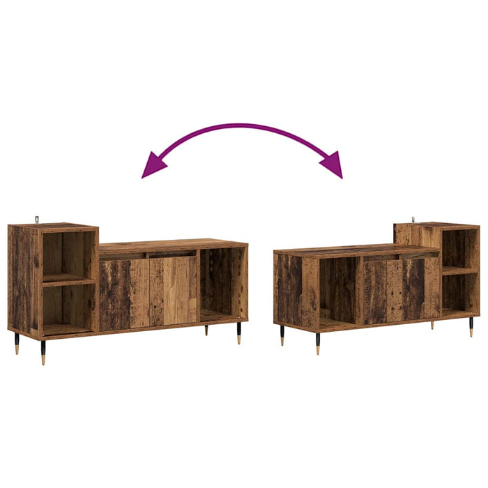 Cabinet TV Lemn Vechi 100 x 35 x 55 cm Lemn compozit - WALTI WALTI