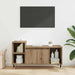 Cabinet TV Stejar Artizanal 100 x 35 x 55 cm Lemn compozit - WALTI WALTI