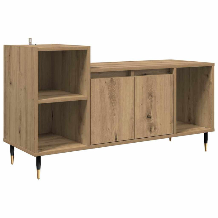 Cabinet TV Stejar Artizanal 100 x 35 x 55 cm Lemn compozit - WALTI WALTI