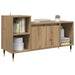 Cabinet TV Stejar Artizanal 100 x 35 x 55 cm Lemn compozit - WALTI WALTI