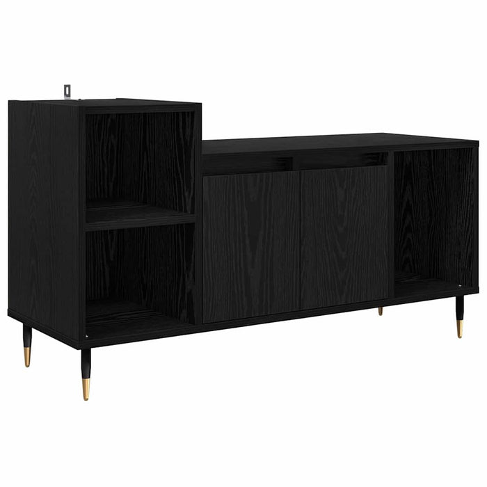 Cabinet TV Stejar Negru 100 x 35 x 55 cm Lemn compozit - WALTI WALTI